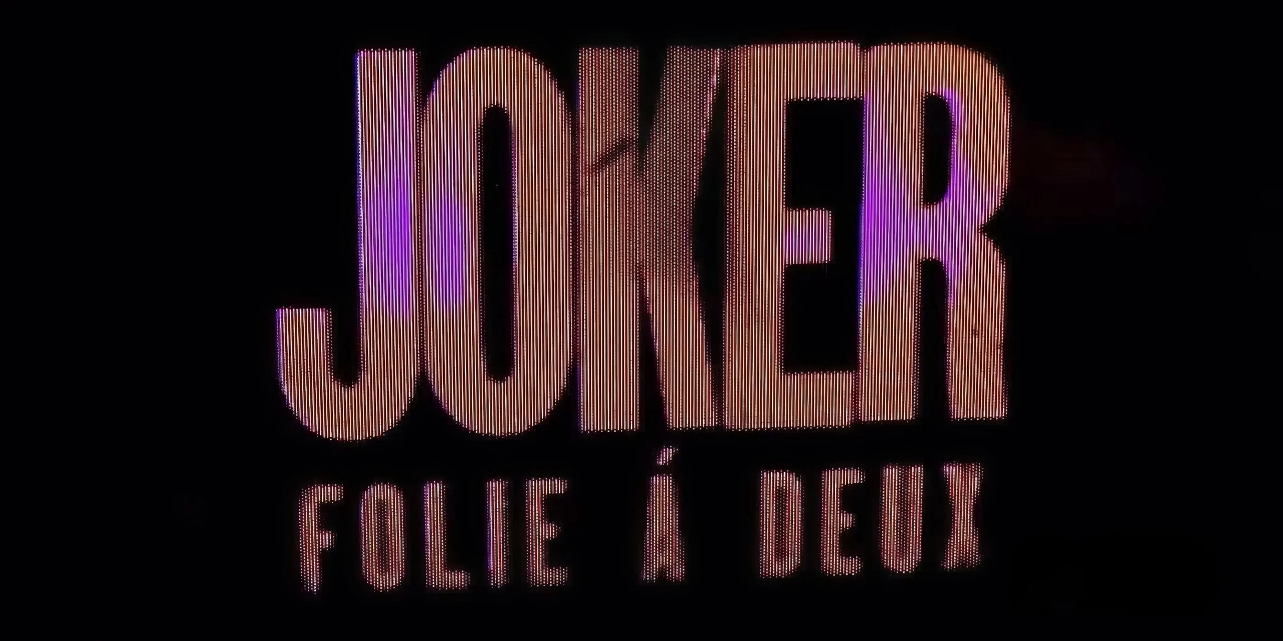 از لوگوی فیلم Joker: Folie a Deux رونمایی شد