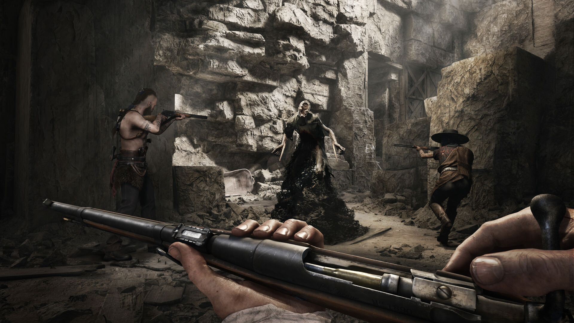 خشاب‌گذاری سلاح در بازی Hunt Showdown 1896