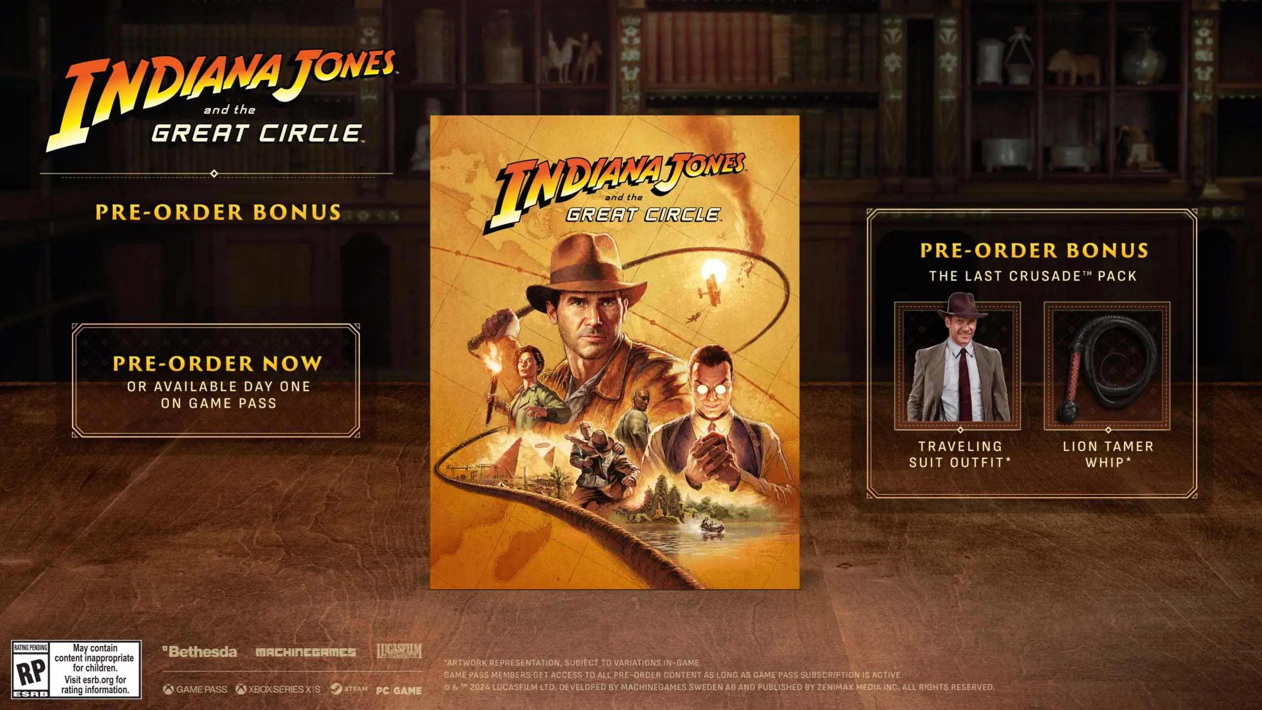 پاداش پیش‌خرید بازی Indiana Jones and the Great Circle 