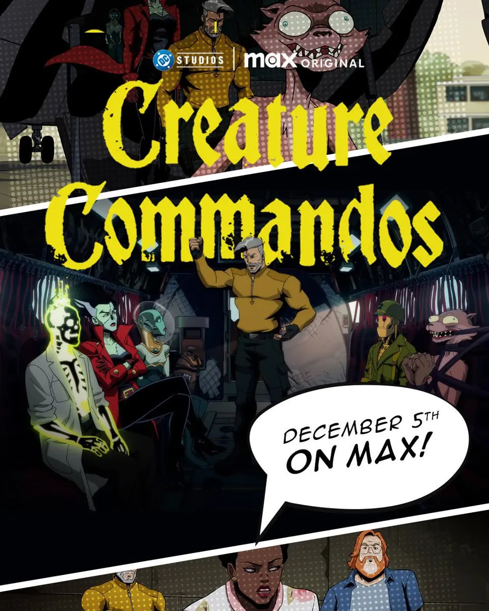  پوستر انیمیشن Creature Commandos