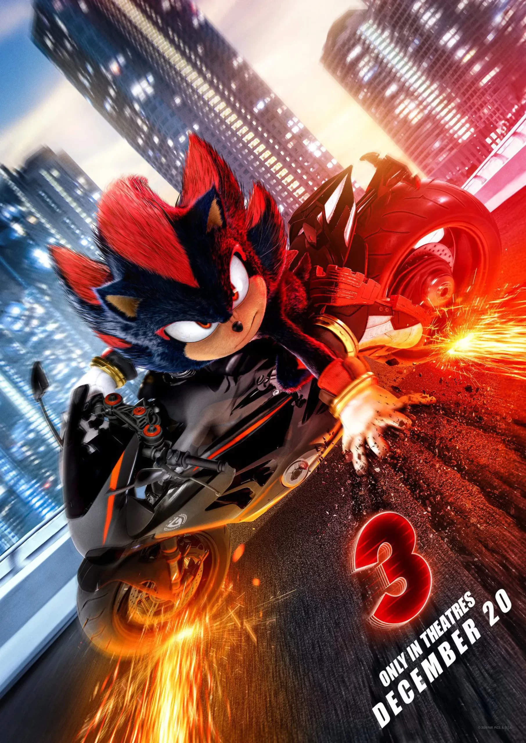 پوستر فیلم Sonic the Hedgehog 3 - سونیک خارپشت 3