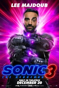 پوستر مأمور استون در فیلم Sonic the Hedgehog 3