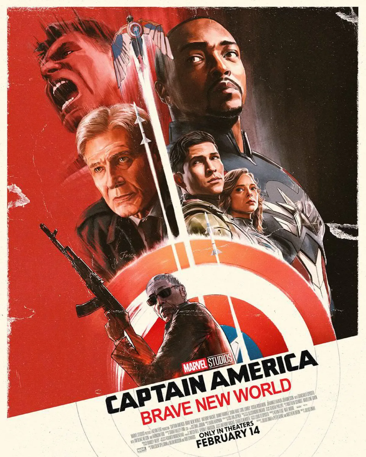 پوستر جدید و رسمی فیلم Captain America: Brave New World