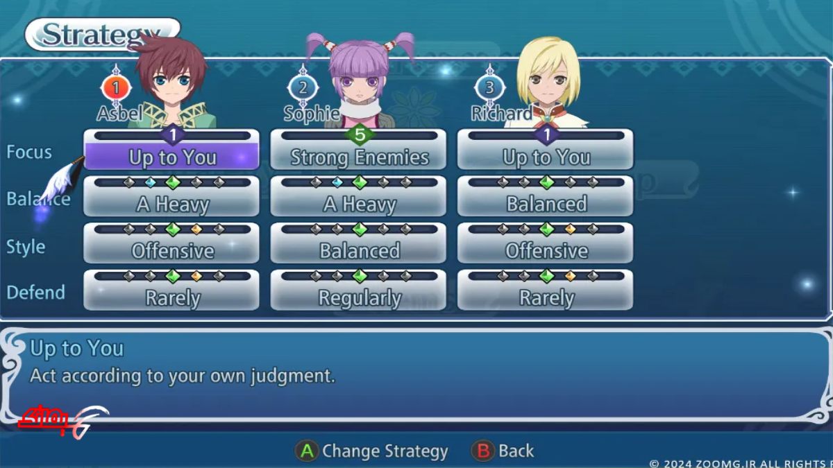 بررسی قابلیتها و ویژگیهای بازی Tales of Graces f Remastered