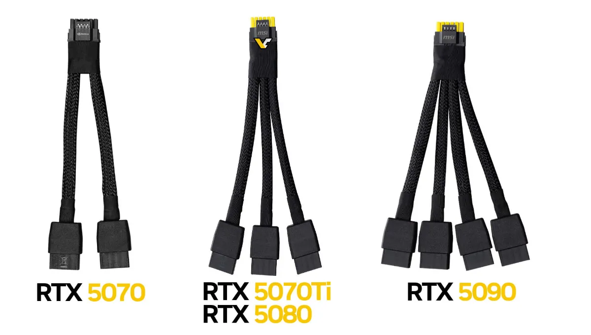 تلاش MSI برای جلوگیری از مشکلات اتصال کارتهای گرافیک
کابل برق کارت گرافیک های RTX 50