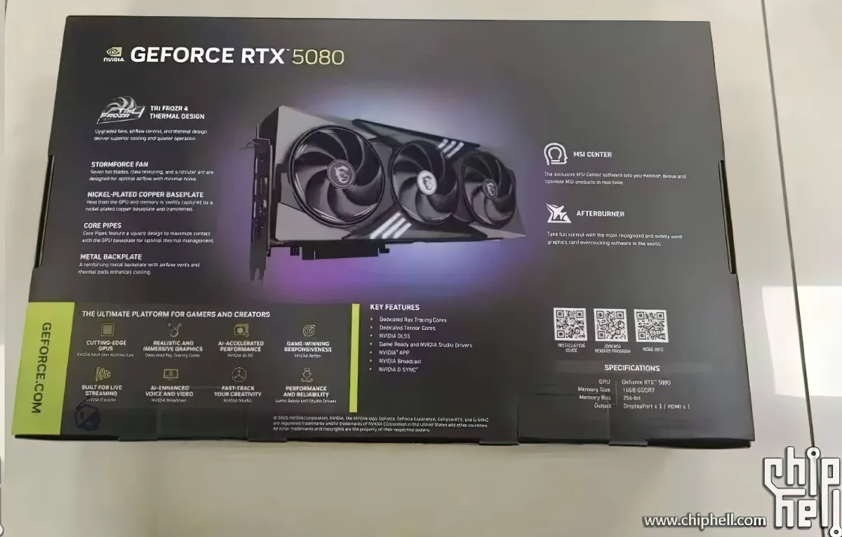  کارت گرافیگ کاستوم RTX 5080 