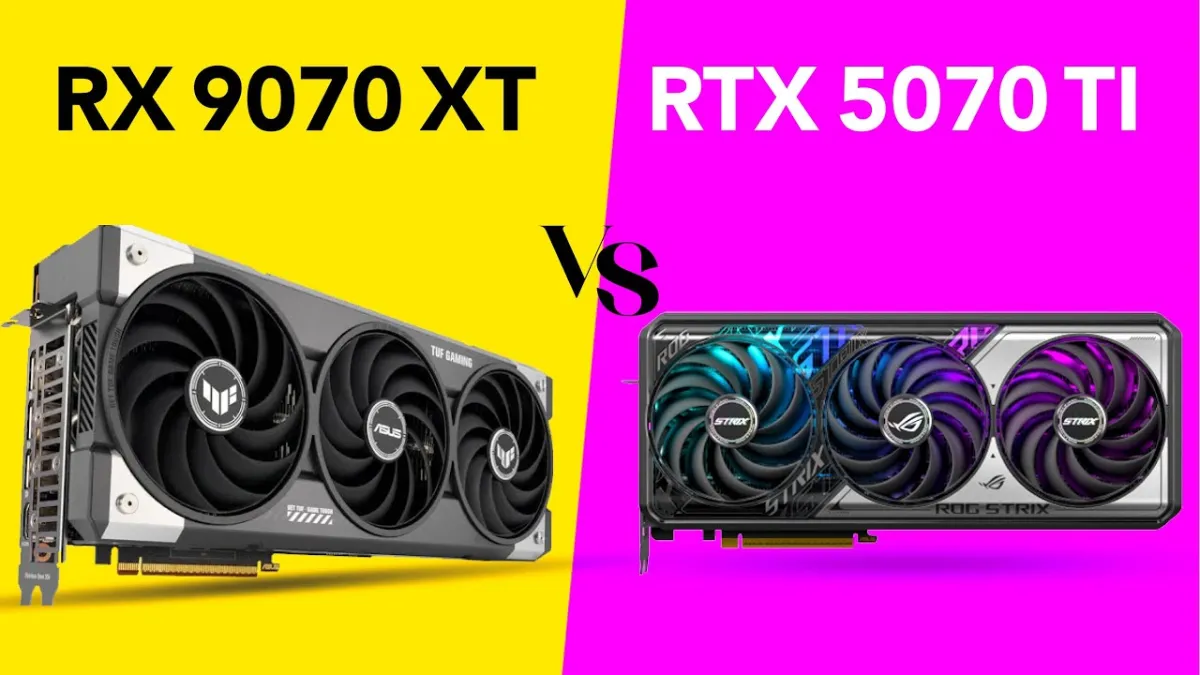 نقد و بررسی کارت گرافیک RTX 5070 و Radeon RX 9070
