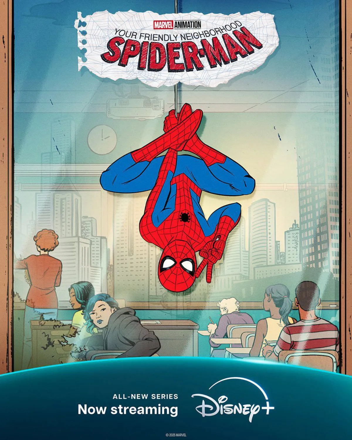 پوستر جدید انیمیشن Your Friendly Neighborhood Spider-Man منتشر شد